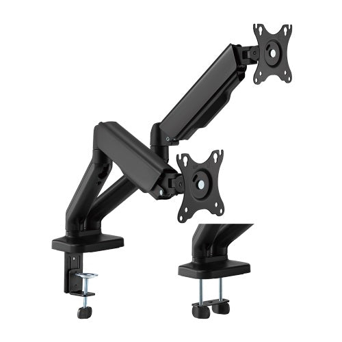 Brateck Cost-Effective Spring-Assisted Dual Monitor Arm Fit Most 17'-32' Monitor Up to 9KG VESA 75x75,100x100(Black) Brateck Cost-Effective Spring-Assisted Dual Monitor Arm Fit Most 17'-32' Monitor Up to 9KG VESA 75x75,100x100(Black)